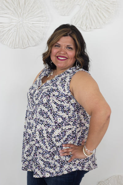 Ditsy Daisy Floral Tank
