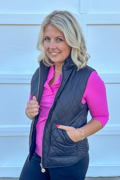 Black Grace Puffy Vest