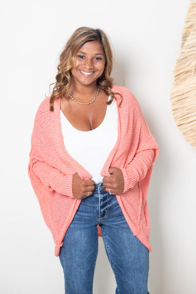 Coral Short Cardigan