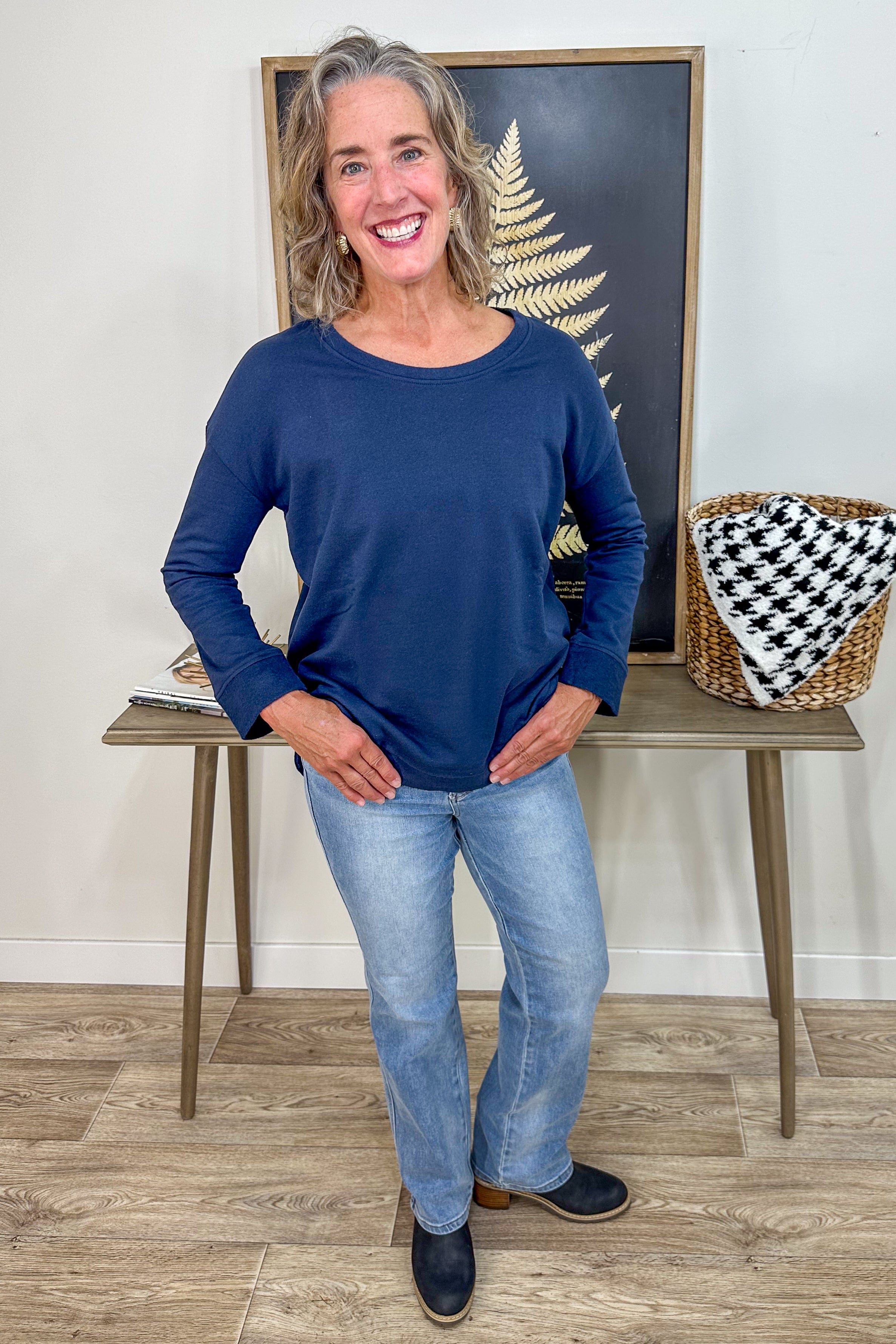 Navy Long Sleeve Tunic