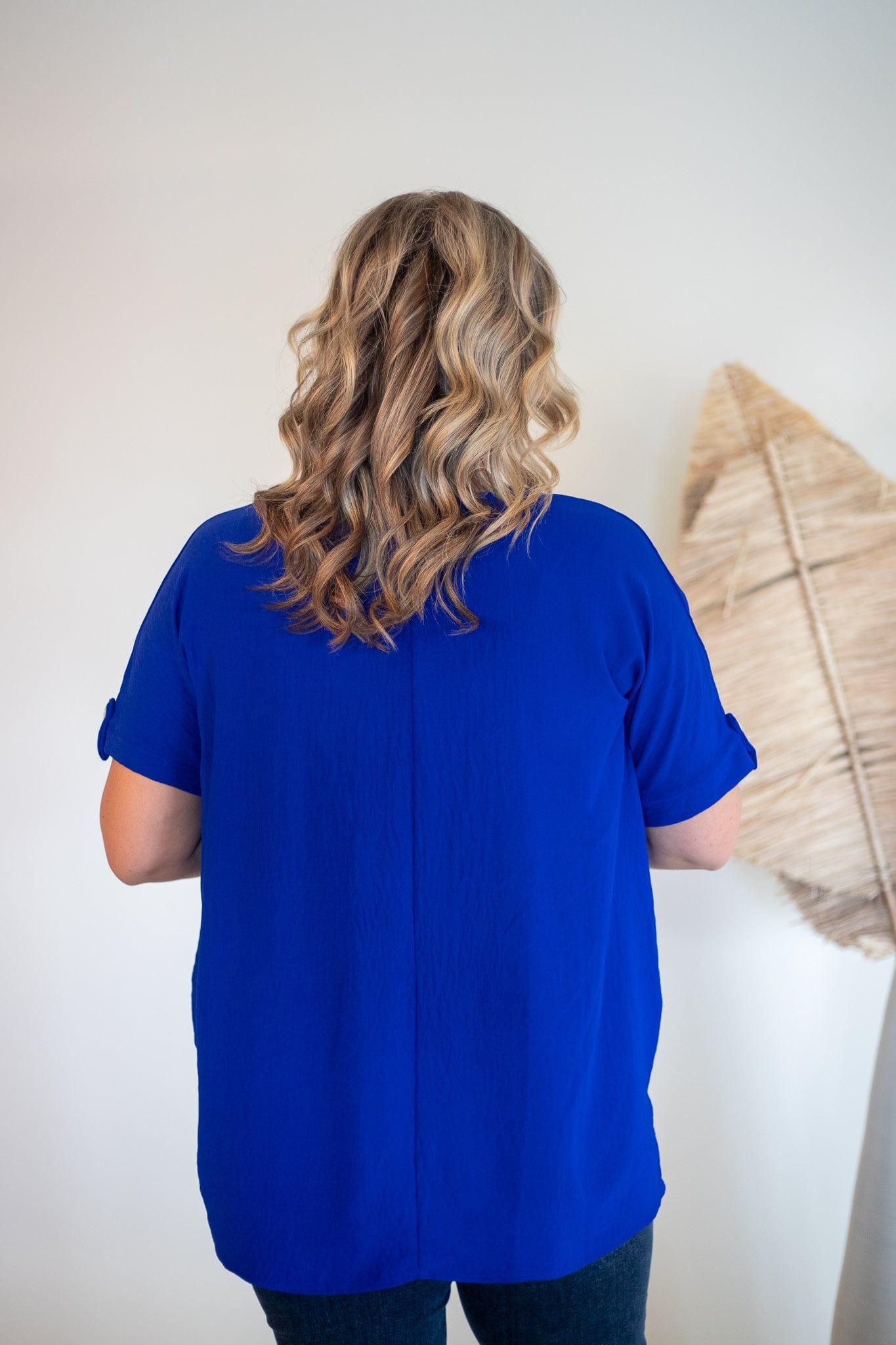Royal Blue Simply Everyday Top, Back View