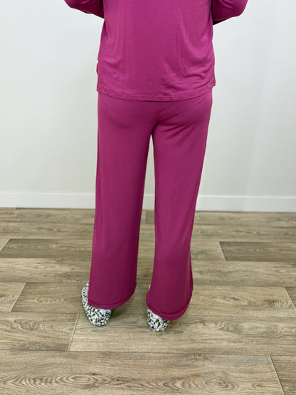 Berry Burst Bamboo Pajama Set Back