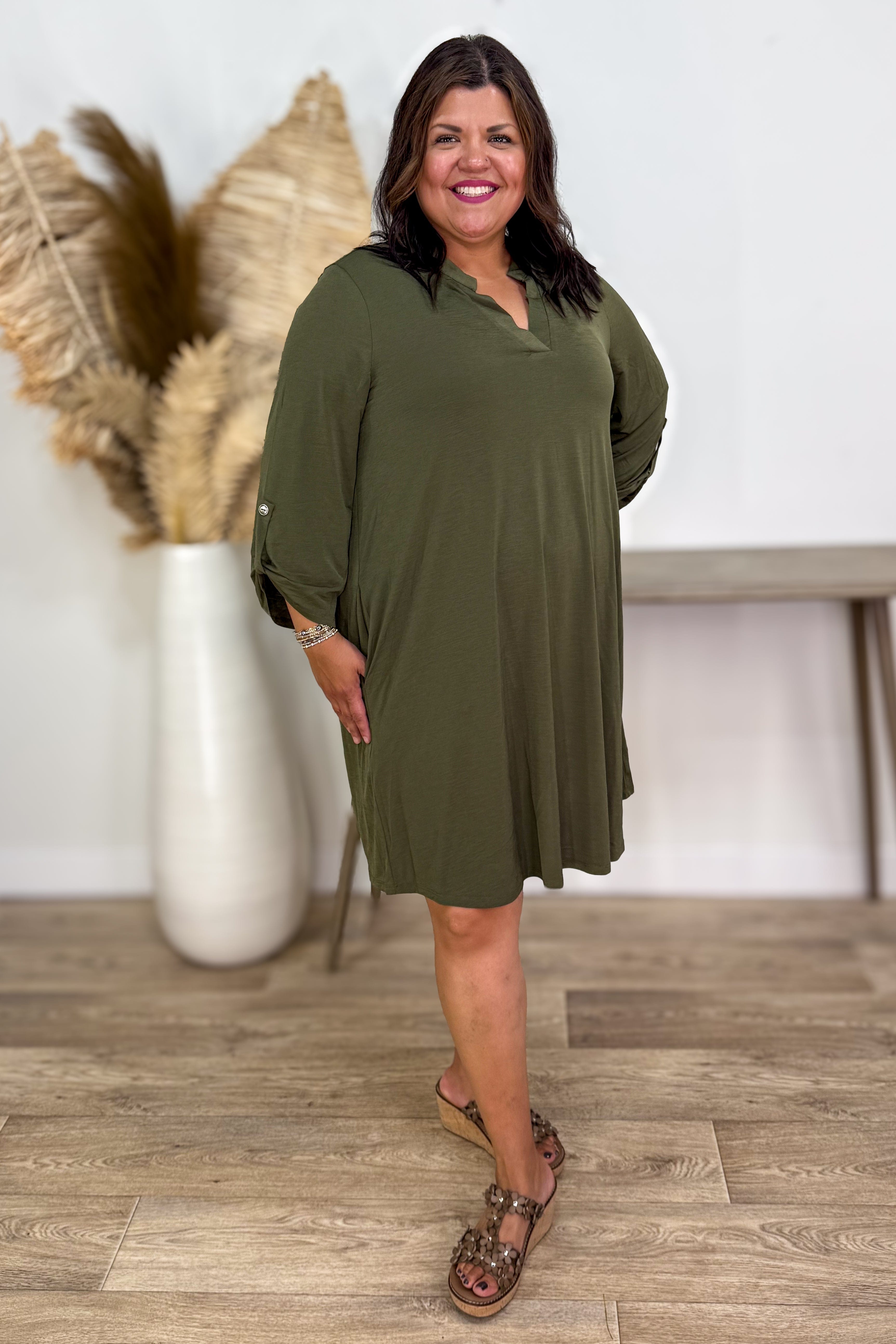 Olive Dear Scarlette dress styled