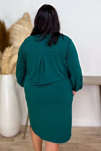 Jewel Green Scarlett Dress back
