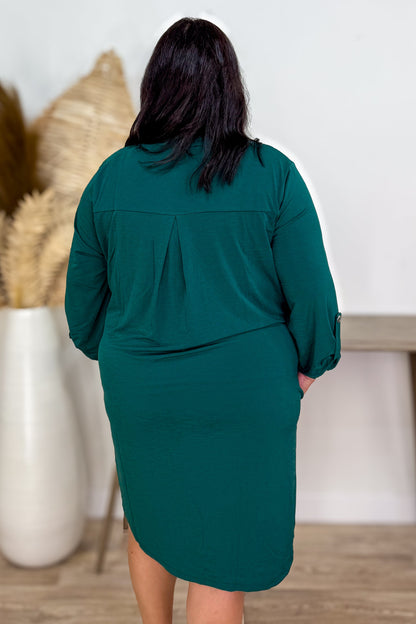 Jewel Green Scarlett Dress back