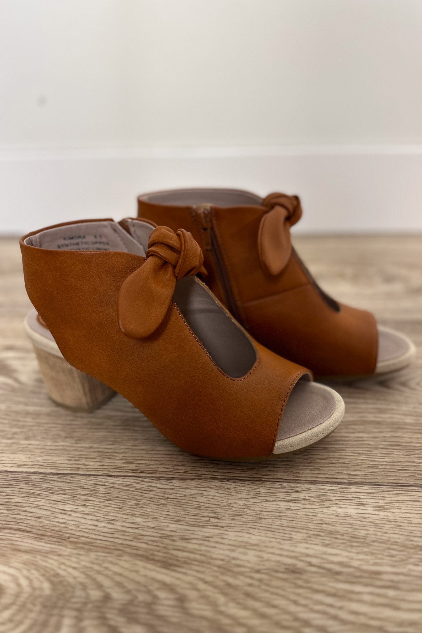Tan Kimora Bow Detail Heel