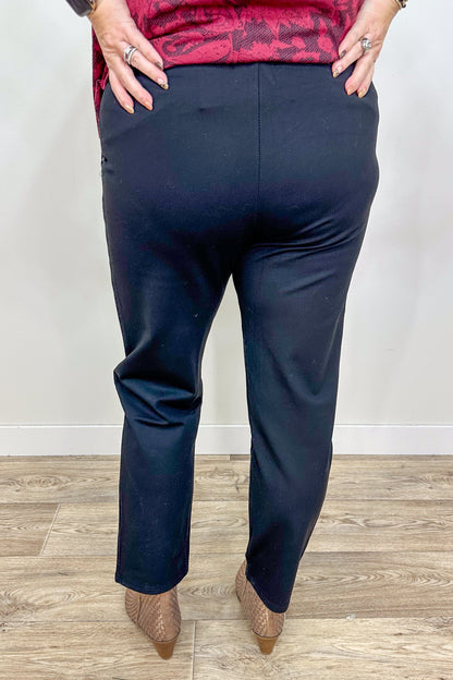 Black Ponte Pant Pullon