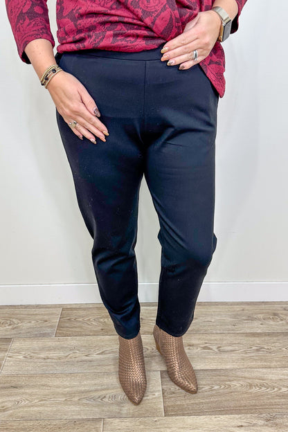 Black Ponte Pant Pullon