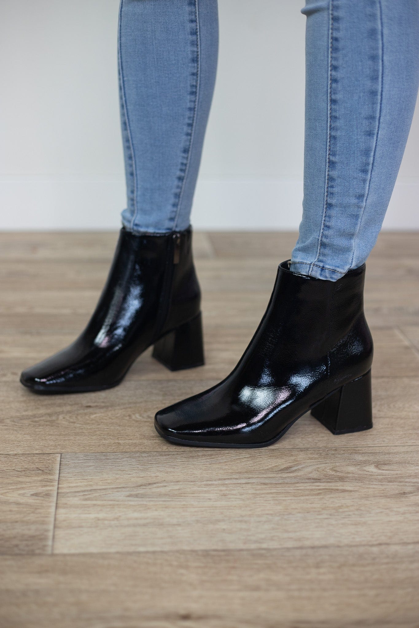 Patent Black Felicia Bootie
