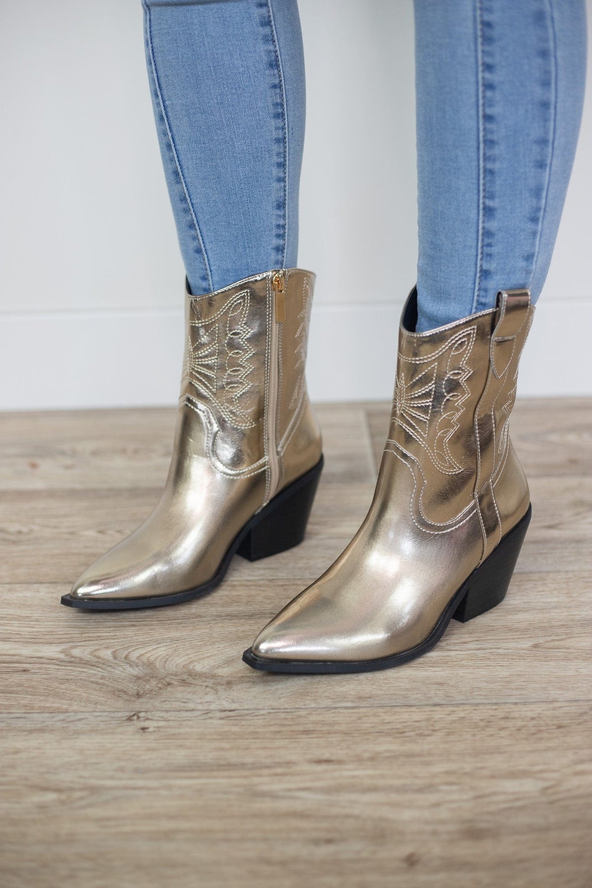 Gold Rowdy Boot