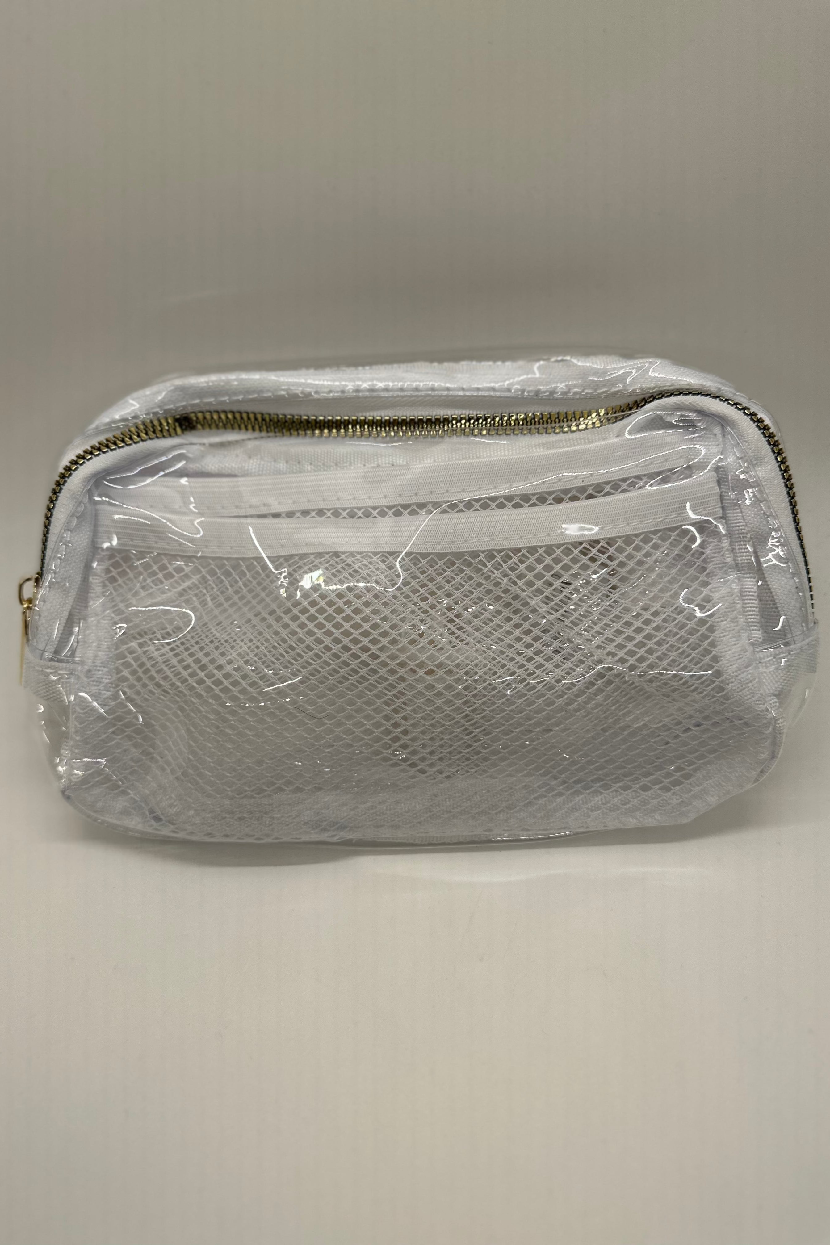 Clear & White Belt Bag