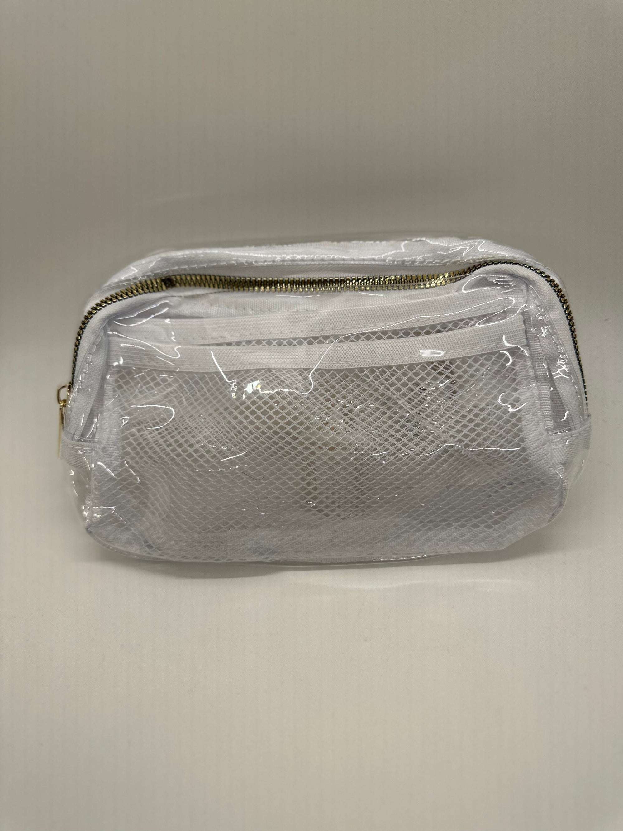 Clear & White Belt Bag