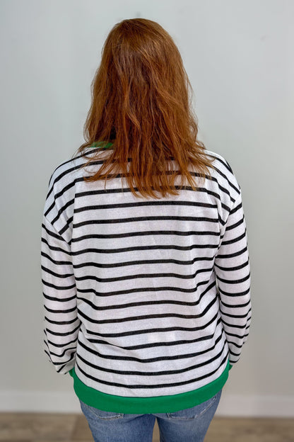Kelly & Stripe Sweatshirt back