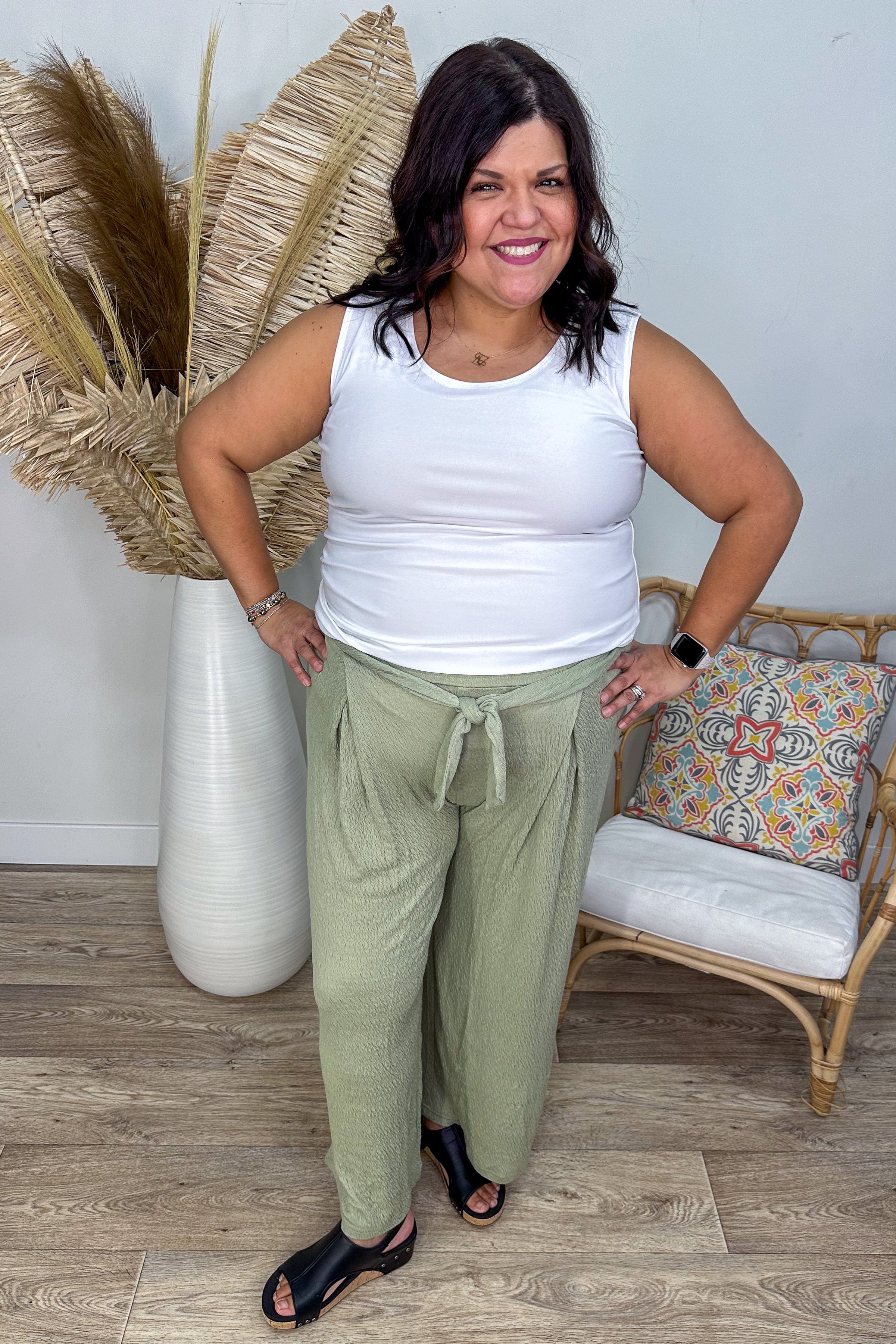 Sage Isla Pucker Knit Pant 