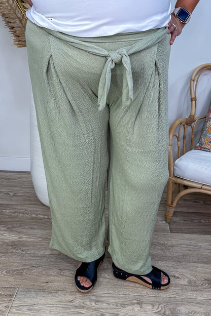 Sage Isla Pucker Knit Pant