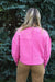 Pink Brushed French Terry Top