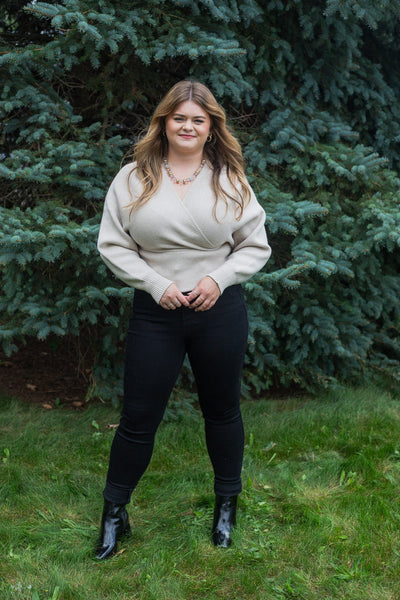 Sand Beige Dolman Sweater