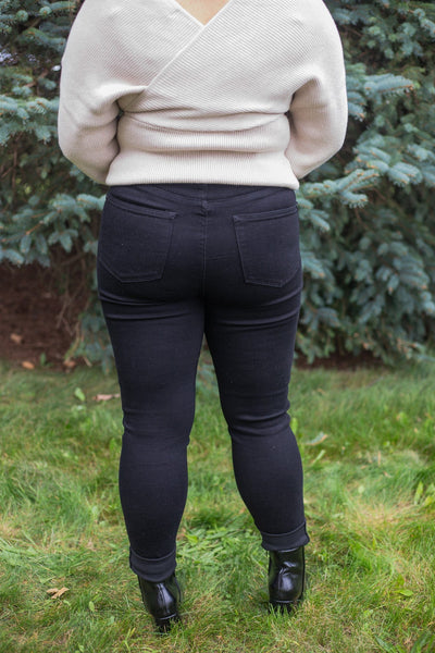 Black Tummy Control Classic Skinny