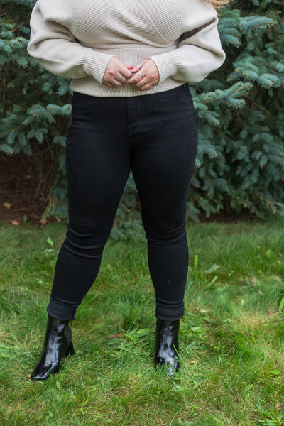 Black Tummy Control Classic Skinny