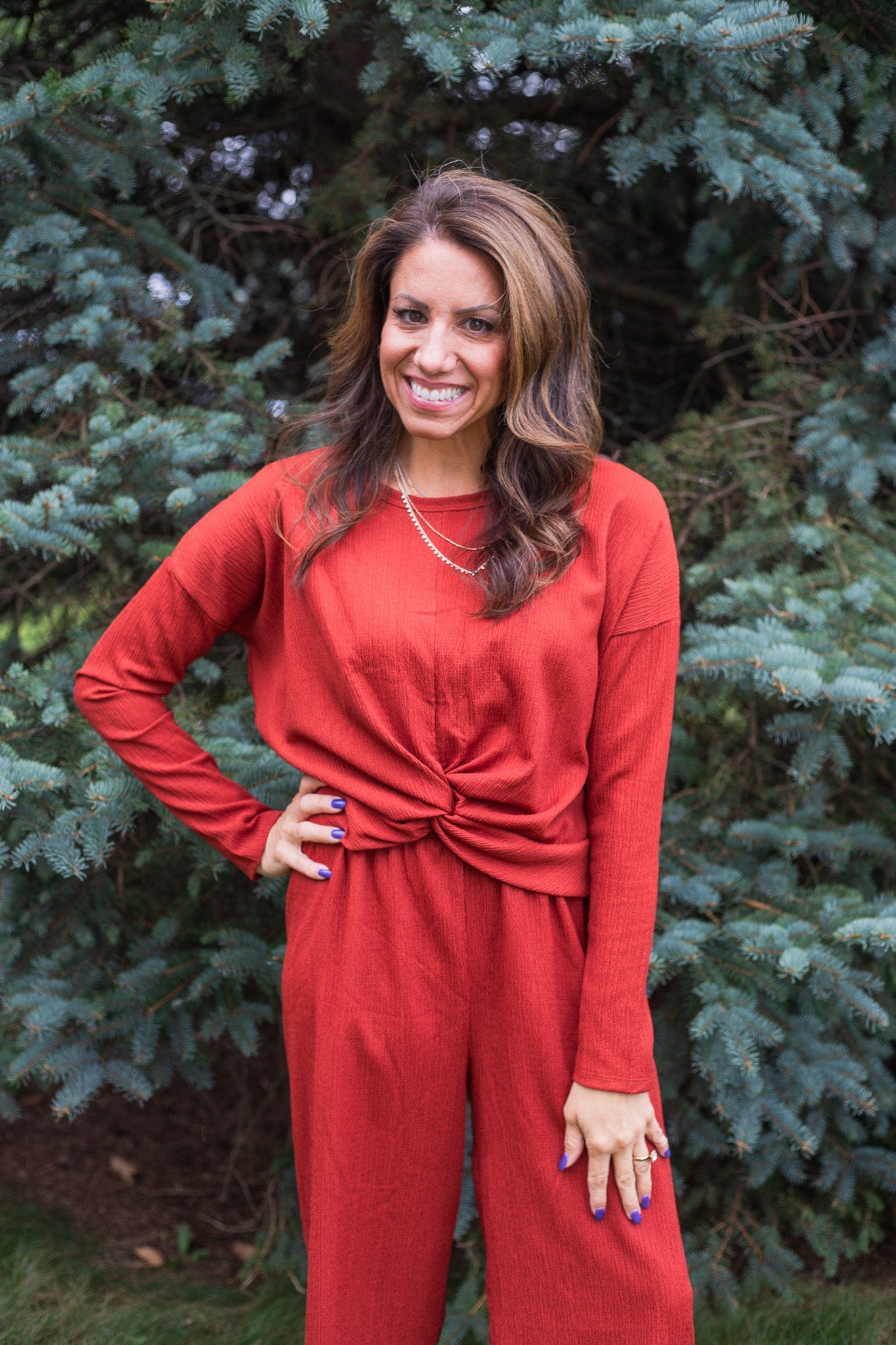 Rust Twist Front Top