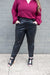 Black Belted Trouser Pant