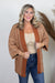 Camel Mix Wide Sleeve Sweater