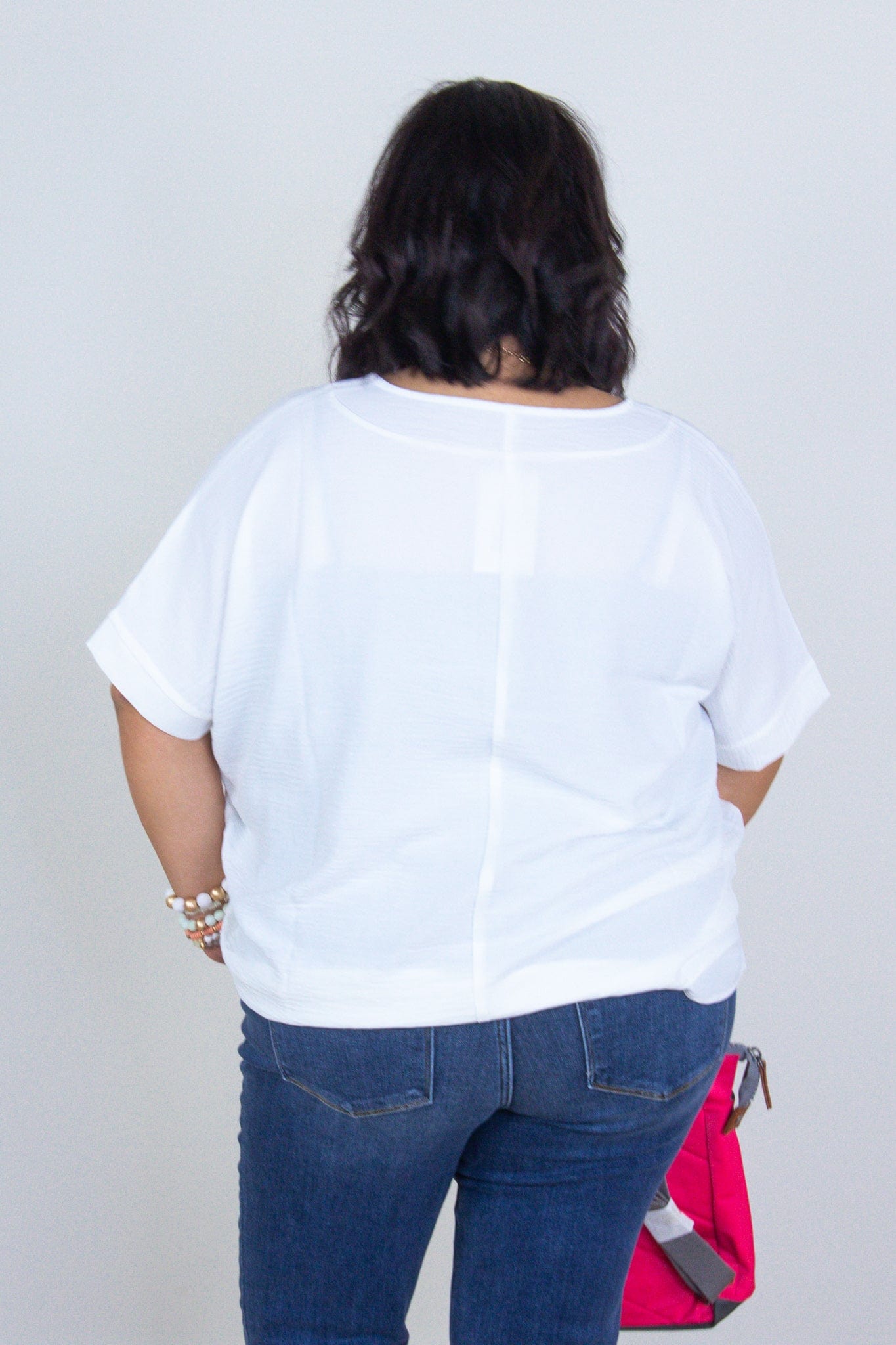 Off White Breezy Blouse Back