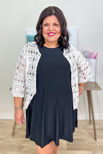 Black Tank Dress With Pockets