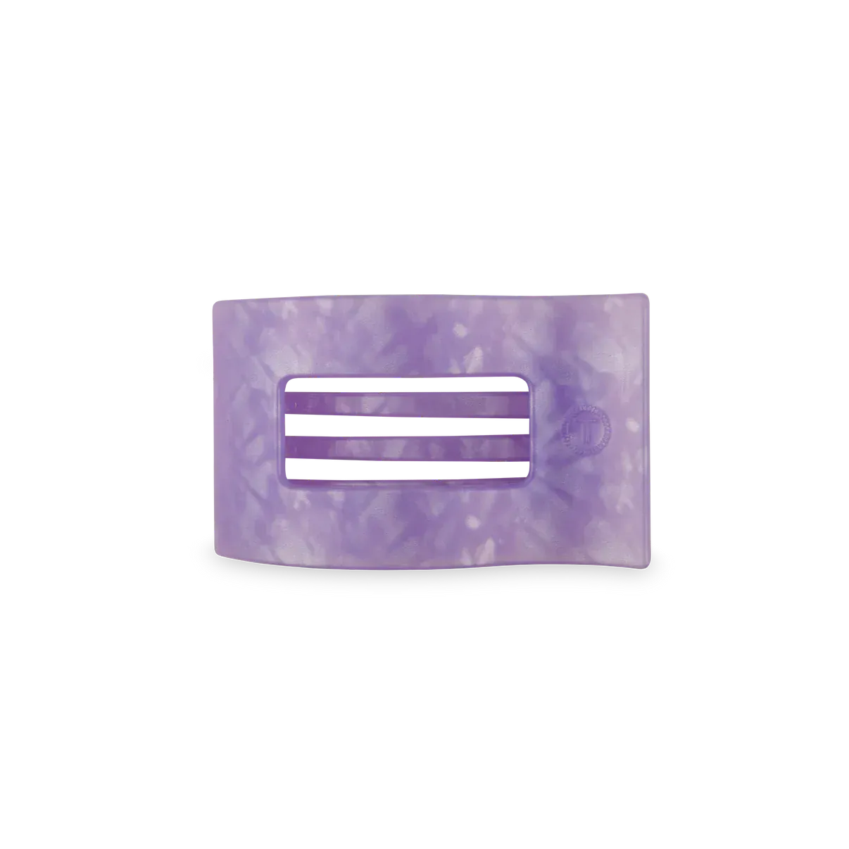 Lavender Mist Small Flat Rectangle Hair Clip