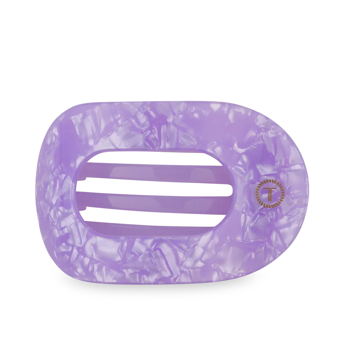 Lavender Mist Large Flat Round Hair Clip