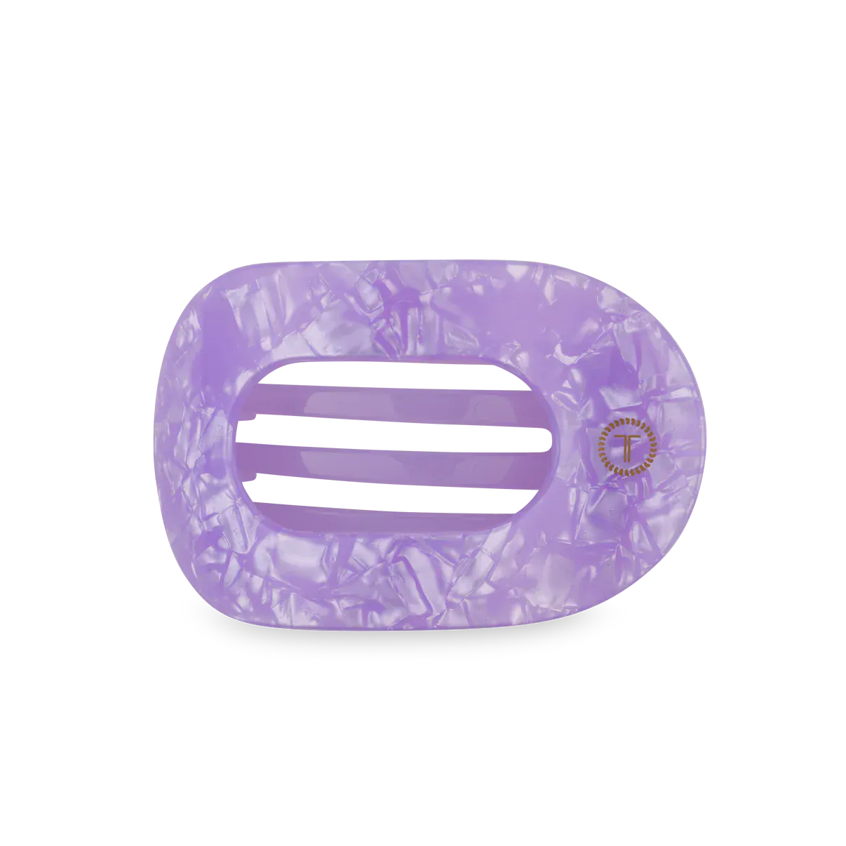 Lavender Mist Medium Flat Round Hair Clip