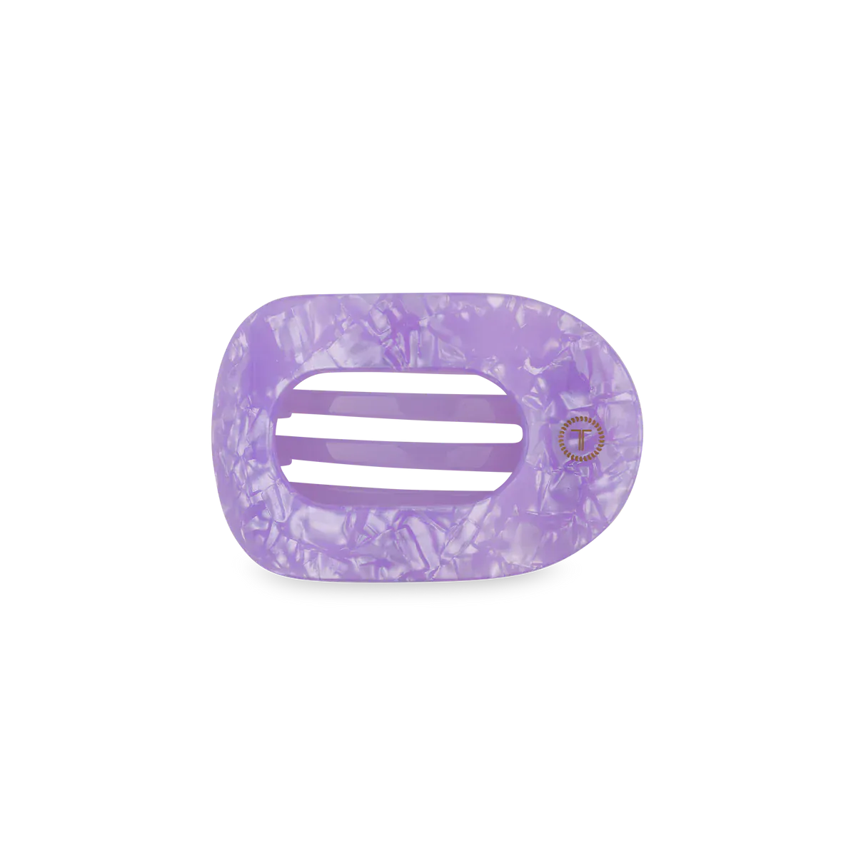 Lavender Mist Small Flat Round Hair Clip