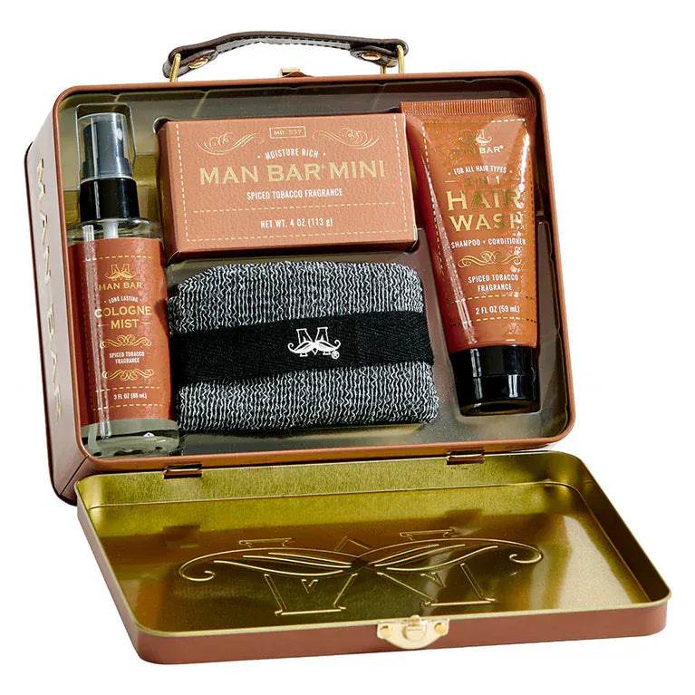 Man Bar Travel Kit  - Spiced Tobacco