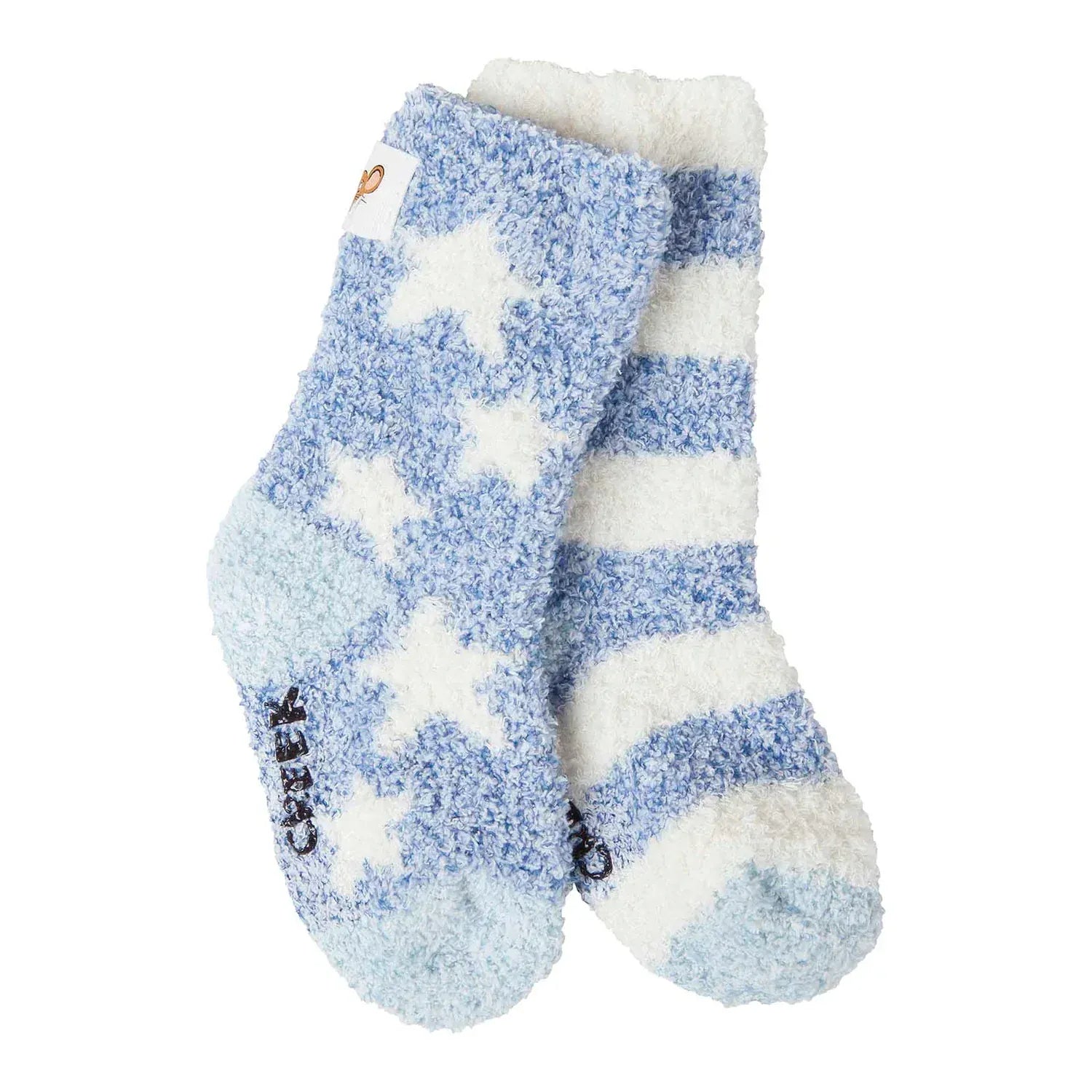 Mouse Creek Cozy w/Grippers 12-24M - Star & Stripes
