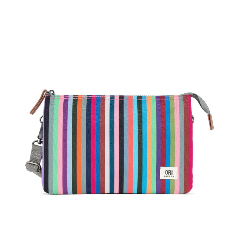 Carnaby Crossbody Multi Stripe XL Recycled Canvas