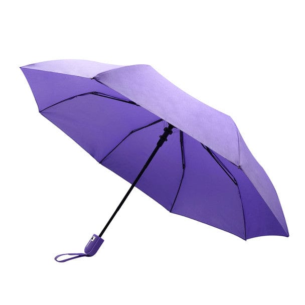 Purple Compact Folding Umbrella