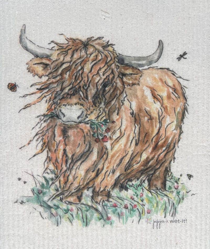 Pippa Country Cow Wet-It Towel