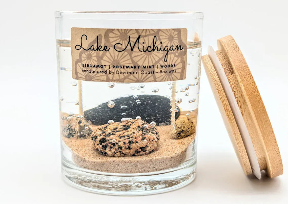 Lake Michigan Beach Gel Candle
