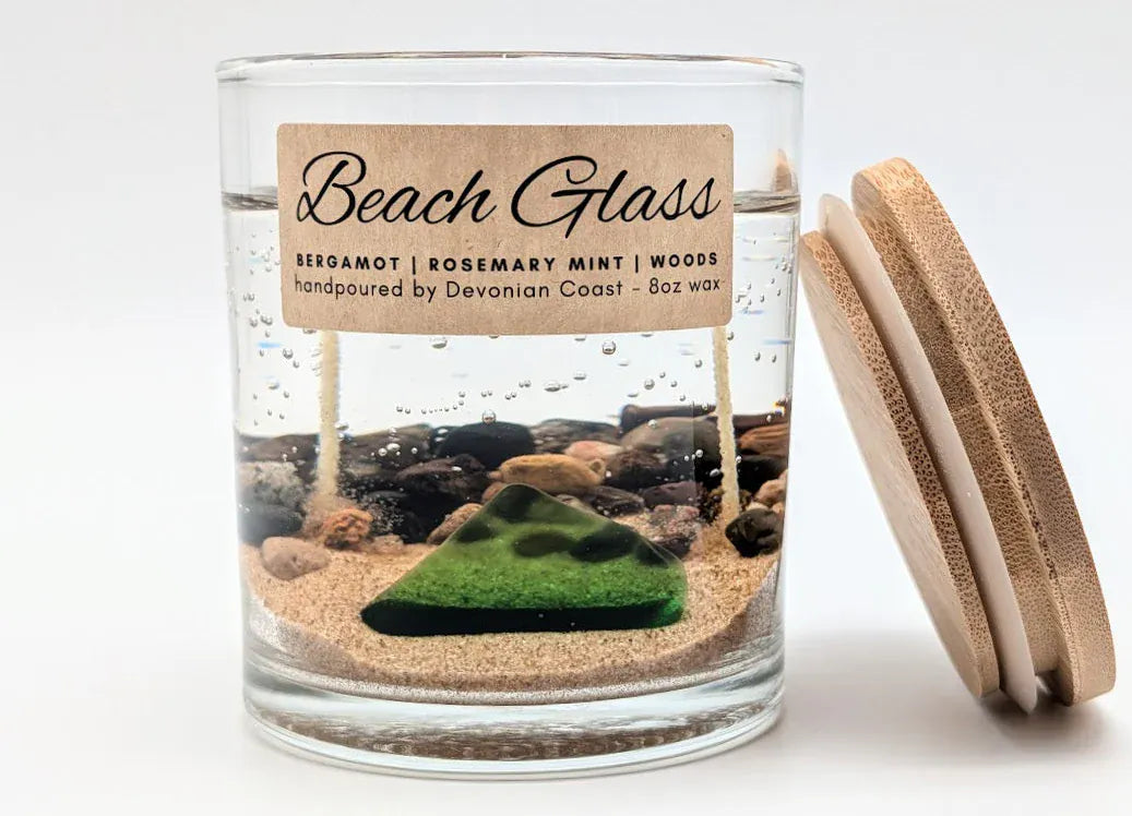 Beach Glass Gel Candle