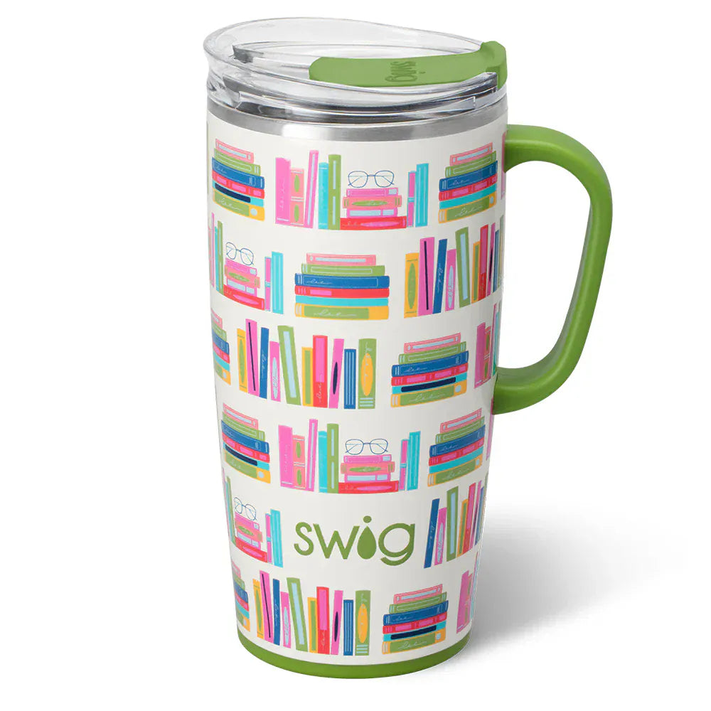 22oz Travel Mug - Book Club
