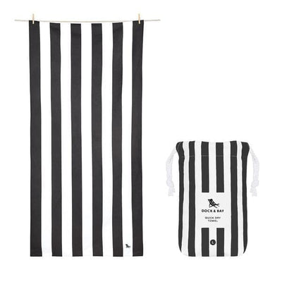 Quick Dry Towel - Cabana Collection Kamari Charcoal LG
