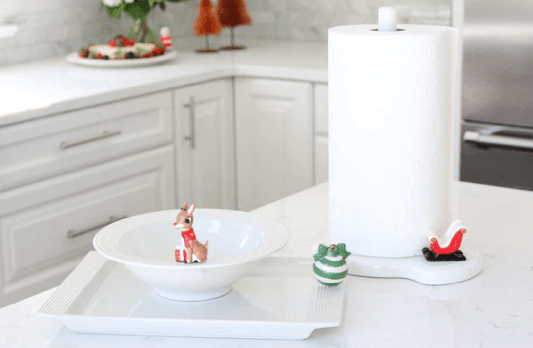Nora Fleming Melamine Paper Towel Holder Pinstripes