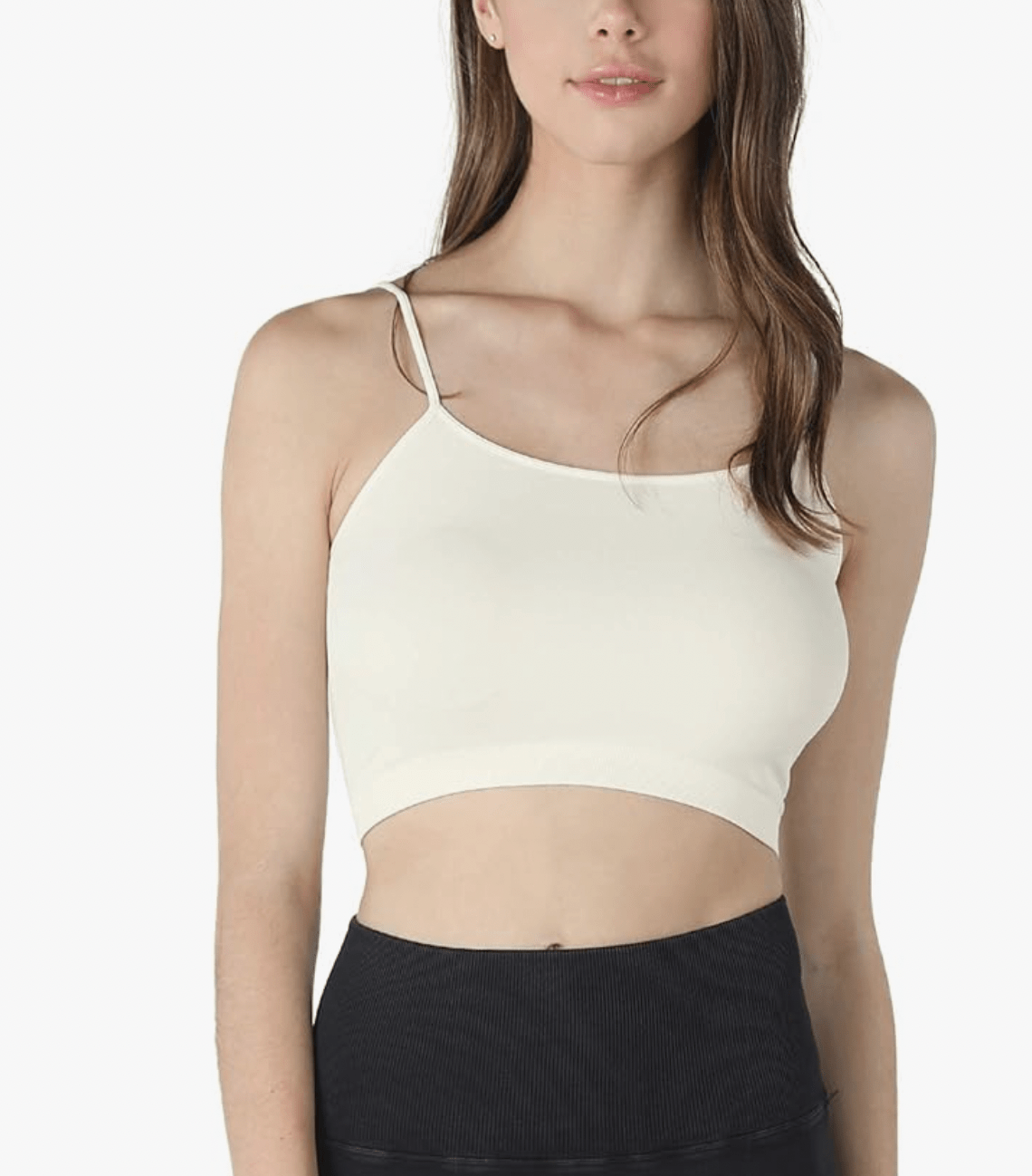 Ivory Cropped Tank Onesize