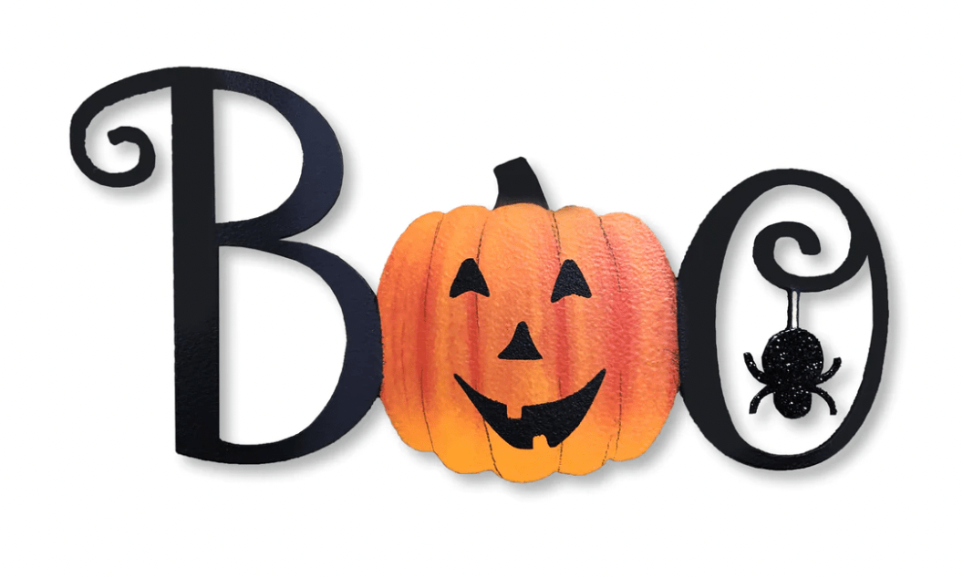 Boo W/Spider Magnet Black
