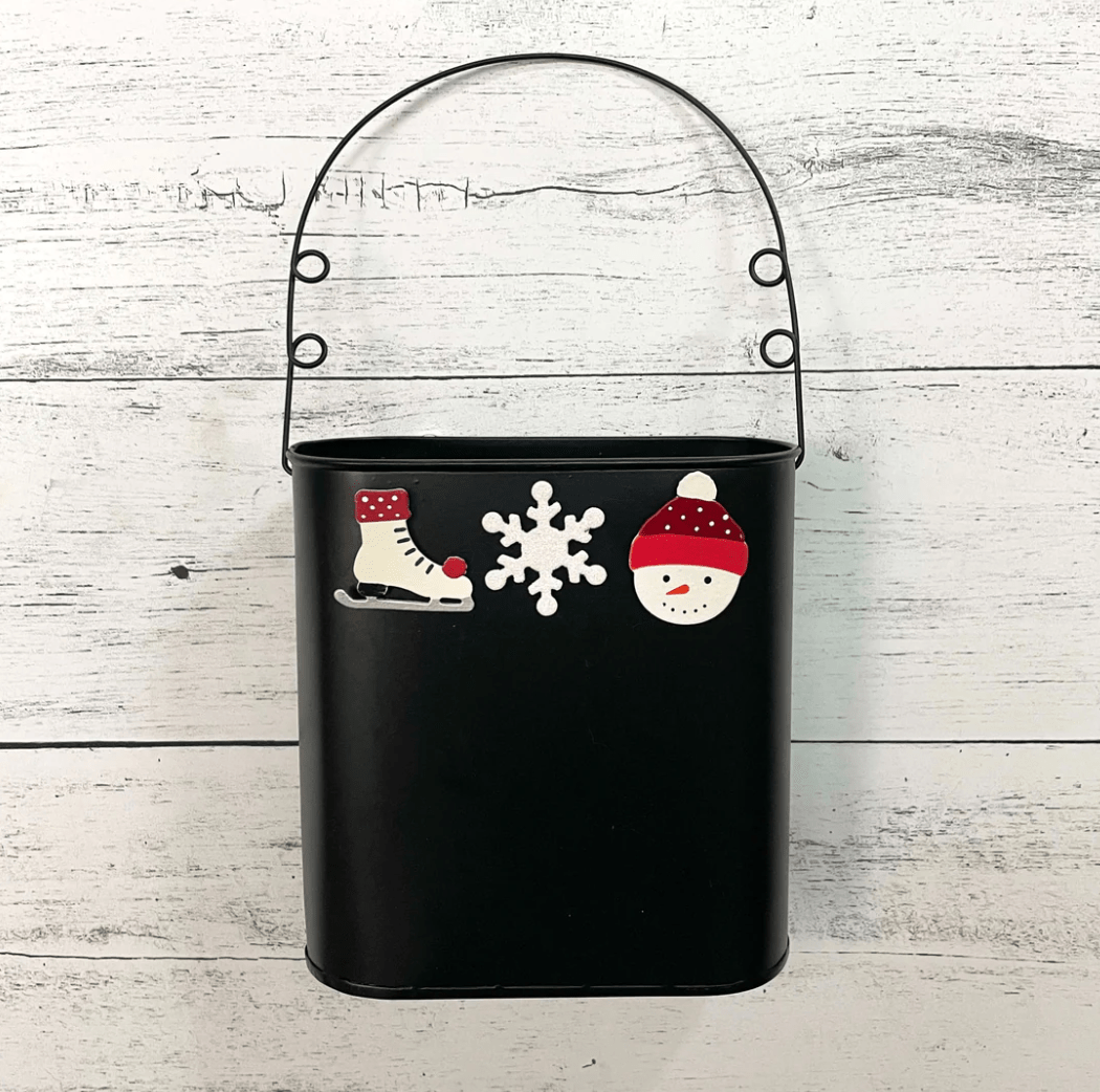 Snowman Face Magnet Mini