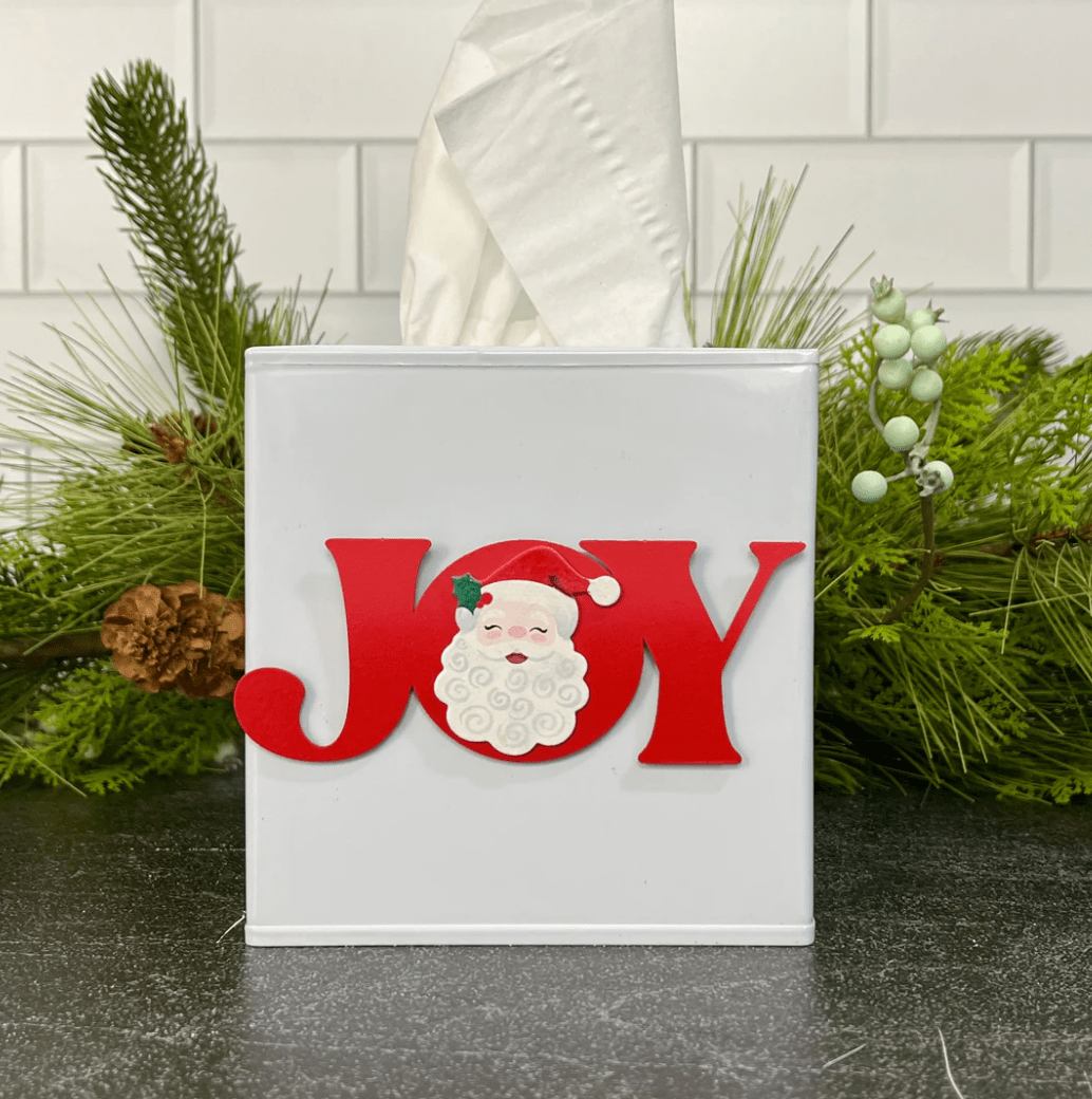Santa w/Holly Magnet Mini