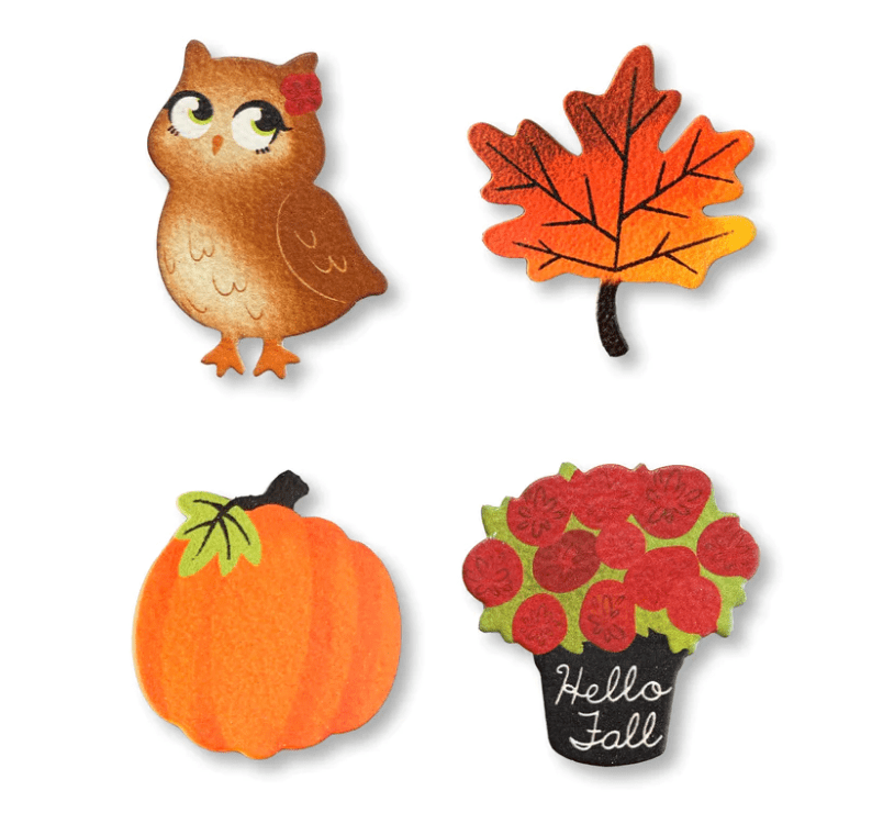 Hello Fall Magnets S/4