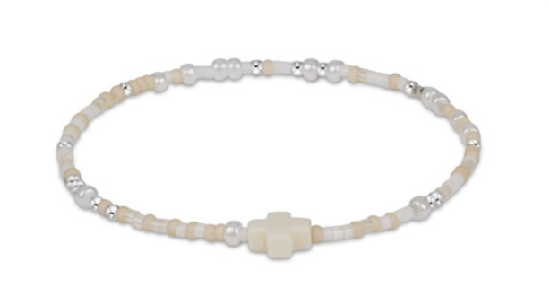 Hope Unwritten Sterling Signature Cross Bracelet - Call Me On My Shellphone