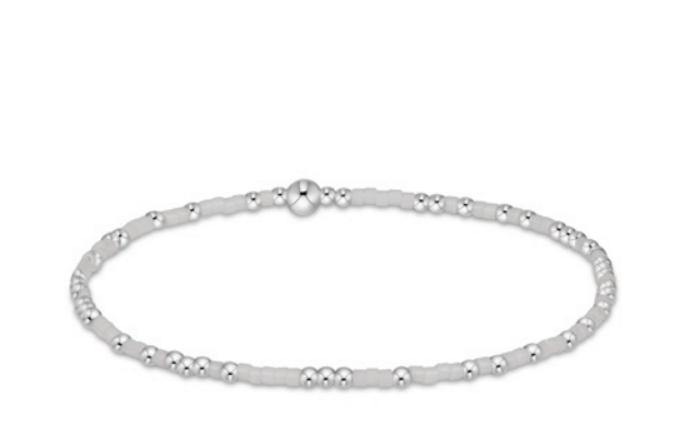 Hope Unwritten Sterling Bracelet - White