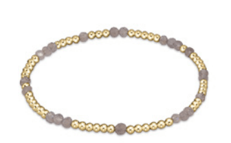 Hope Unwritten Gemstone 2mm Bracelet - Labradorite